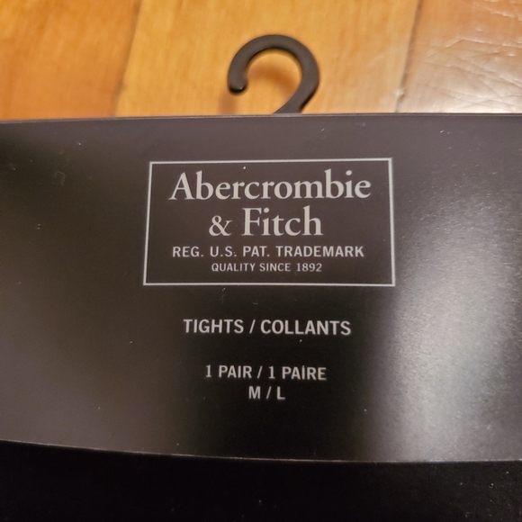 NWT Abercrombie & Fitch black tights. Women size M/L - Picture 4 of 6